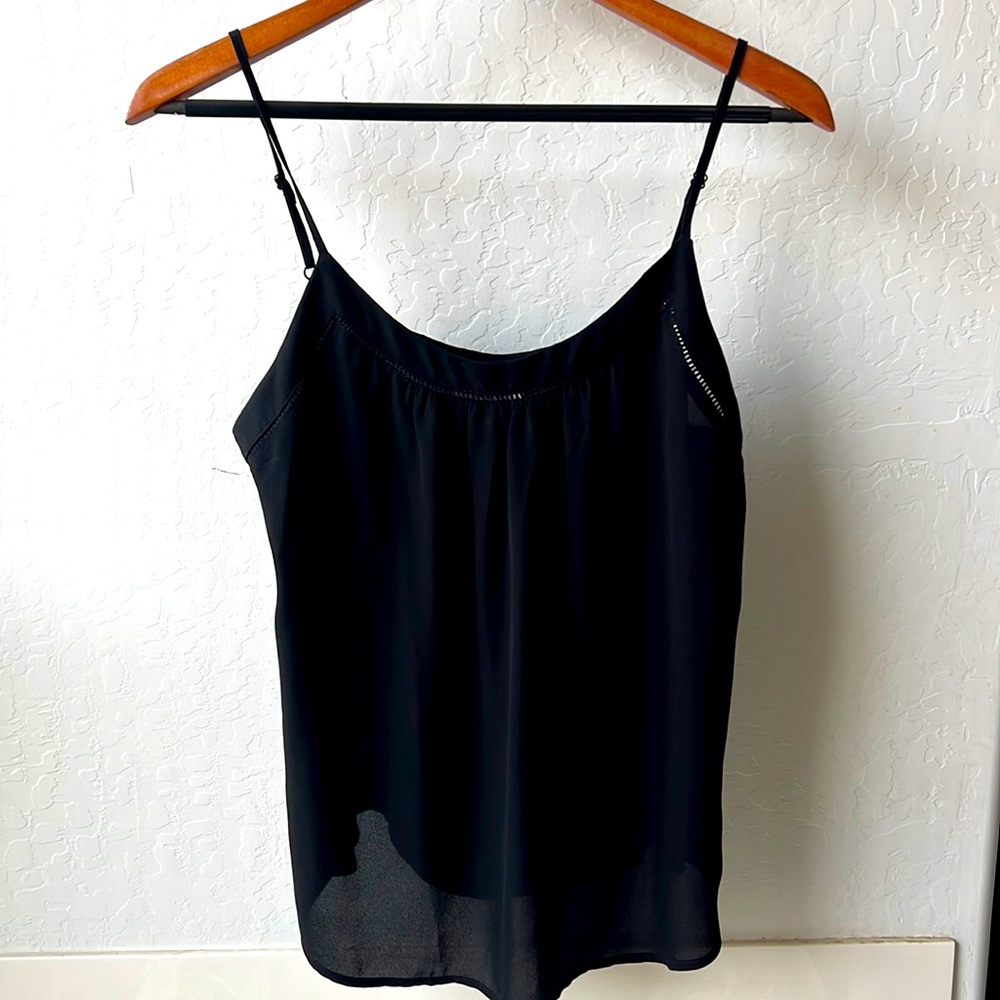 Ann Taylor Loft Black Sleeveless Cami Top